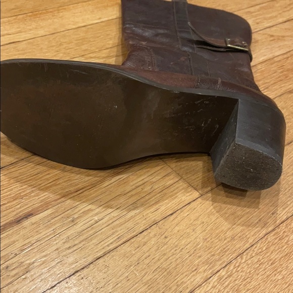 Mid-calf brown boots - Picture 3 of 4